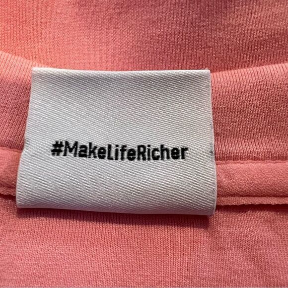 Gym + Coffee Athleisure Pink Sweatshirt with Pockets Barbiecore size S - Picture 8 of 8